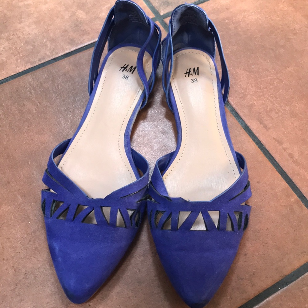 Blue MaryJane shoes